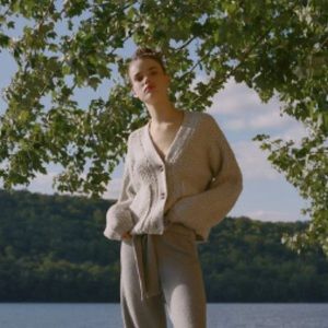 UO Smith Boxy Button-Front Cardigan